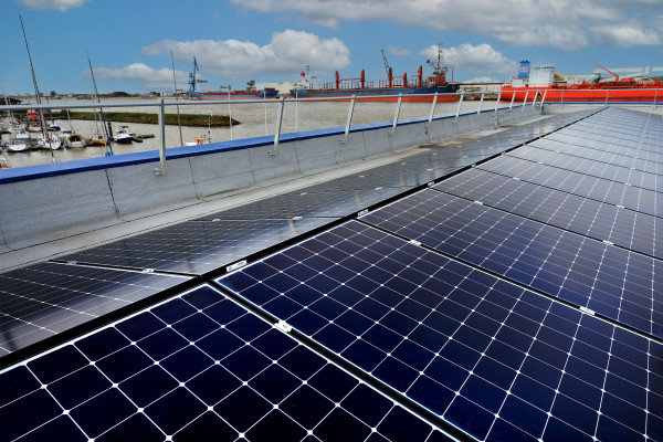Inauguration de la centrale solaire du Port de Plaisance à Anglet
